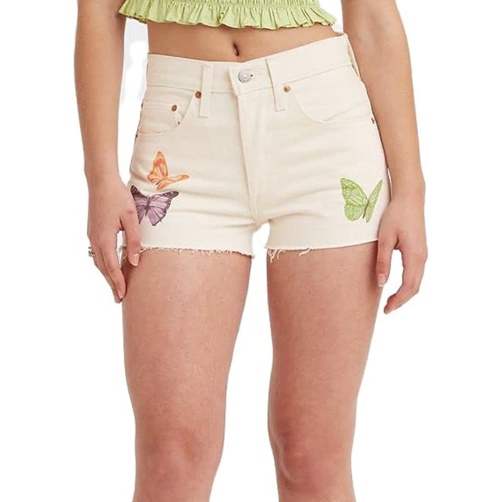 Levi’s 501 shorts Give Me Butterflies - NWT - Picture 6 of 7